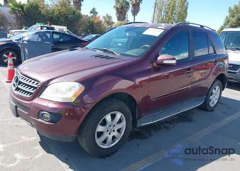 2007 Mercedes-Benz Ml 350 4Matic из США, поврежденный, VIN 4JGBB86EX7A167910